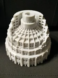 Tower of Babel Under Construction 3D Printed Architectural Model 4" - Pick Color - Picture 1 of 9