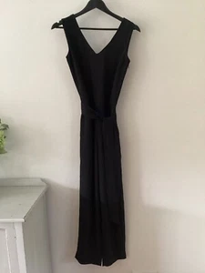 The White Company Black Jumpsuit, UK Size 6, Good Condition - Imagen 1 de 6
