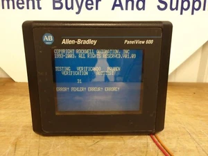 PANTALLA TÁCTIL ALLEN BRADLEY PANELVIEW 600 2711-T6C15L1, #64235G USADA - Imagen 1 de 9