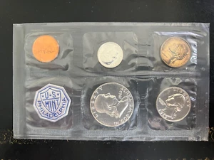 1962 US MINT PROOF SET 90% SILBER - IN SEALED ORIGINAL CELLOPHAN FROM MINT - Bild 1 von 2