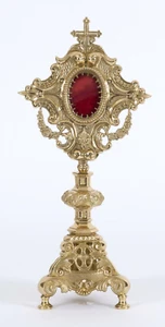 + Large Traditional French Reliquary for your relic + 18" Ht. + chalice co. (#9) - Picture 1 of 16