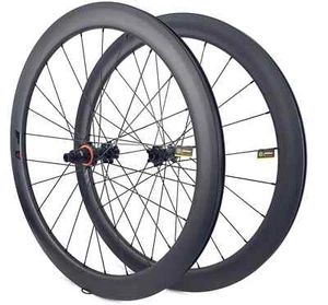 700C Road Bike Full Carbon Wheelset Matt UD Thru Axle Disc Brake Center Lock Hub - Picture 1 of 5