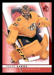 2022-23 SP Authentic Limited Red #66 Juuse Saros - Picture 1 of 2