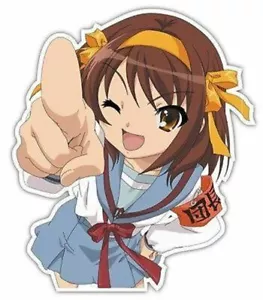 Haruhi Suzumiya Anime Car Window Decal Sticker 017 - Picture 1 of 1