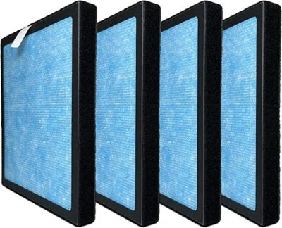 Filtro azul original de carbono 3 en 1 True HEPA para purificador de aire YIOU R1 paquete de 4 Foto 1 de 4