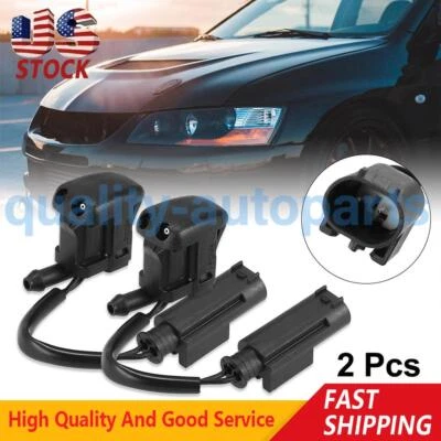 2pcs Windshield Washer Nozzle Heated For BMW E39 525i 528i 530i 540i 61668361039 - Image 1 of 4