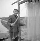 Professional fisherman Rene Vallelian Serrieres 1949 Profession- 1949 Old Photo