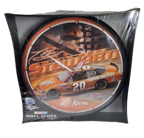 Tony Stewart #20 Home Depot Vintage Clock New Cover