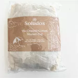 Neu SOLUDOS The Organic Cotton Market Bag - City, Beach - Blue Farmers Market - Bild 1 von 6