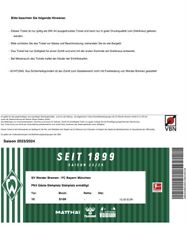 Sammler Used Ticket SV Werder Bremen - FC Bayern München 18.08.23 FCB Kane PH
