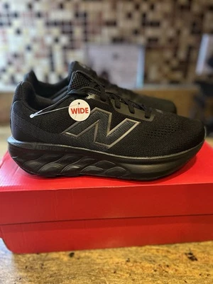 New Balance 10 Women’s/8.5 Men’s Wide Fresh Foam 520 V9 - Triple black - Image 1 of 4