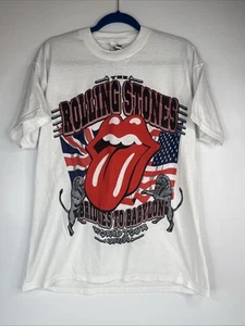 Vintage The Rolling Stones Bridges To Babylon Tour 1997 1998 Band T Shirt XL - Picture 1 of 10