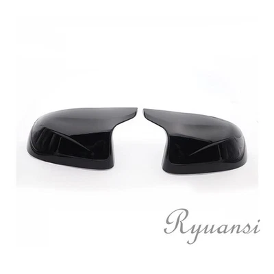 Gloss Black M Style Side Mirror Cover Caps Replace For 2014-2018 BMW X3 X4 X5 X6 — 第 1/4 张图片