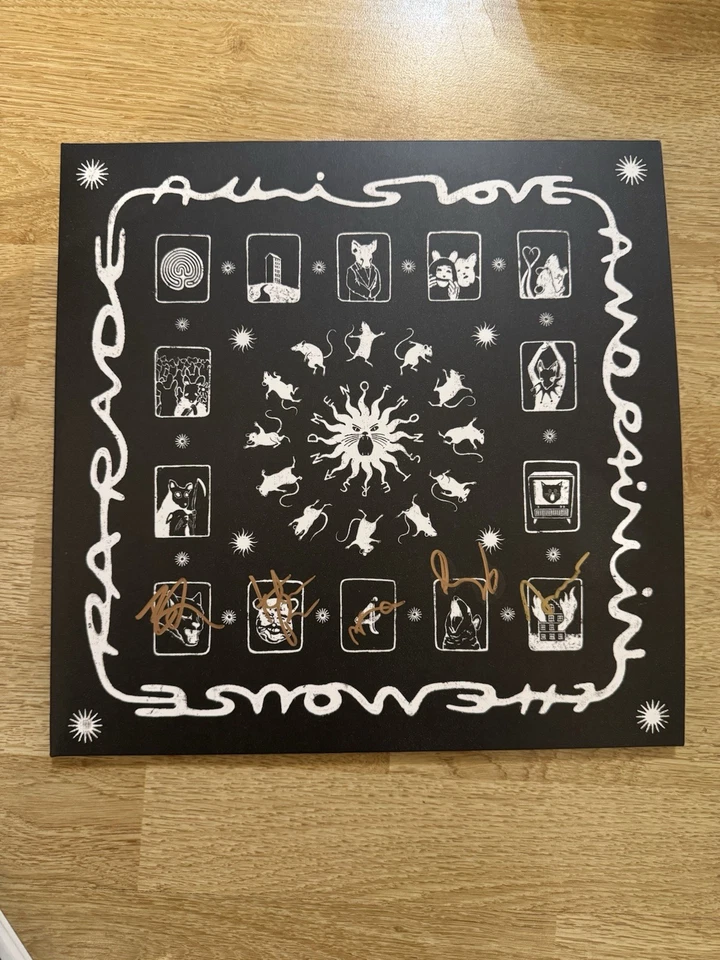 Autograph Signed Of Monsters and Men All Is Love Pain the Mouse Parade Vinyl 1 - Imagem 1 de 1