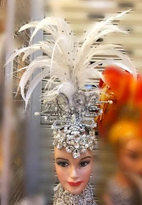 Da NeeNa H915 The Star of the Sky Angel Burlesque Vegas Showgirl Dance Headdress - Picture 1 of 5