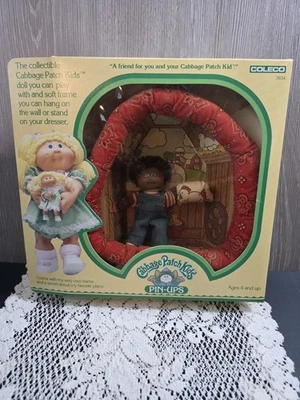 Vintage Cabbage Patch Kids Pin-Ups 1983 Brenton Rudy Barnyard Doll Coleco SEALED - Image 1 of 4