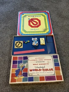 1962 Disney Wonderful World of Color Game Parker Bros Complete Ludwig Von Drake - Picture 1 of 11