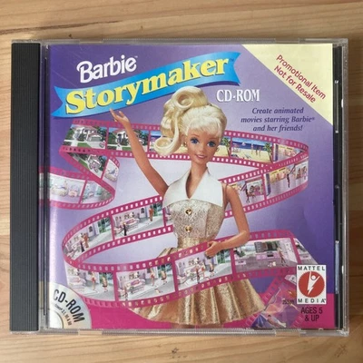 Barbie “Storymaker” CD-ROM for Windows Promo Item, 1999 Mattel Media - Image 1 of 4