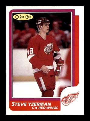 1986 O-Pee-Chee #11 Steve Yzerman   NM+ X3548002 - Image 1 of 3