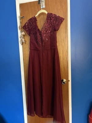 Women’s Red Formal Dress - Image 1 of 2