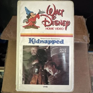 Walt Disney Home Video Kidnapped VHS Tape 111VS Clam Shell Peter Flinch Movie - Picture 1 of 6