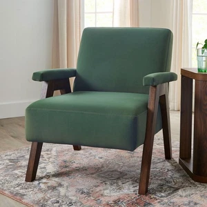 Better Homes & Gardens Sedia con accento Ezra, verde oliva - Foto 1 di 7