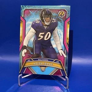 Adisa Isaac - 2024 Topps Resurgence rifrattore d'urto blu e rosa #109 (RC) - Foto 1 di 2