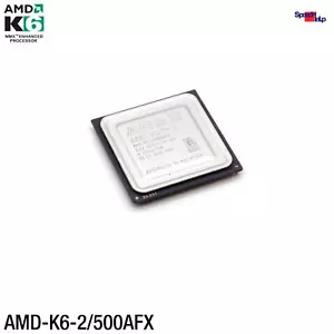 Cpu Amd K6-2 /500afx 500Mhz 2.2V Core 3.3V Io Processor Socket 7 Retro - Picture 1 of 2