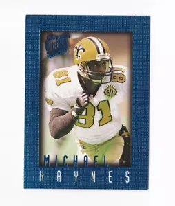 1996 Ultra Sensations Blue #67 Michael Haynes New Orleans Saints - Picture 1 of 2