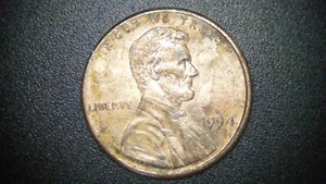 1994 Lincoln Memorial Penny Close "AM" Pillar / column line detail Error 2 - Picture 1 of 3