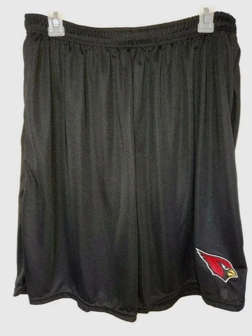 0724 Mens NFL ARIZONA CARDINALS Polyester Jersey SHORTS New BLACK All Sizes Cover