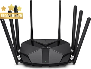 MERCUSYS MR90X WiFi 6 Router AX6000 Gigabit 2.5G Port 8 Antennas Fast Speed - Picture 1 of 12