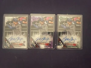 2016 MLB Topps Chrome Trayce Thompson Autograph Rookie Refractor Lot LA Dodgers - Picture 1 of 4