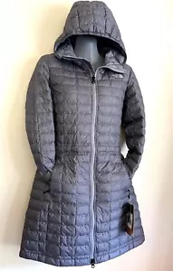NWT $230 THE NORTH FACE Women's ThermoBall Eco Insulated Hooded Parka ll Grey - Picture 1 of 12
