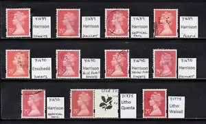 Y Series 25p Machin Collection (Different Printings Y1689, 1690, 1775) Used - Picture 1 of 1
