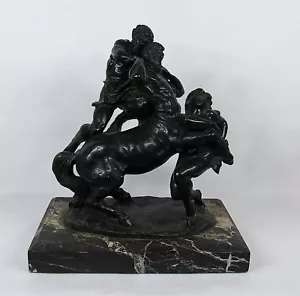 Augusto Rivalta (Italian, 1838–1925) "Hercules and the Centaur" Antique Bronze - Picture 1 of 12