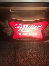 Miller beer sign vintage High Life Bar lighted wall wave bar light infinity ****