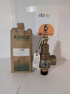 KUNKLE 6010HGM01-AM , SAFETY RELIEF VALVE , 1-1/2" x 2" ,175psi, MAKE OFFER! - Picture 1 of 5