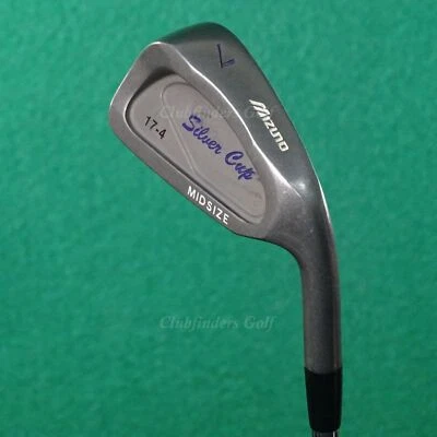 Lady Mizuno Silver Cup Midsize 17-4 Single 7 Iron Factory Steel Ladies - Image 1 of 2