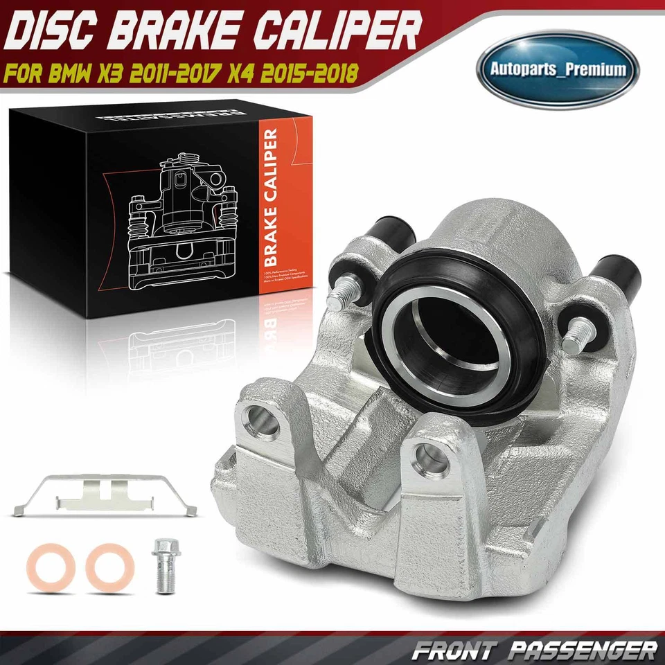 Pinza de freno de pasajero delantero para BMW X3 2011-2017 X4 2015-2018 L4 2,0 L L L6 3,0 L Foto 1 de 4