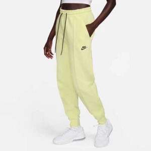 Nike Sportswear Tech Fleece Women's Mid-Rise Jogger Pants Luminous Green - Picture 1 of 2