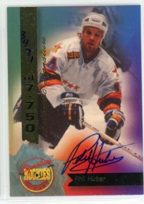 1994 Signature ROOKIES PHIL HUBER on-card Autograph #38 - Image 1 of 2