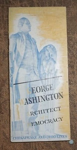 COPYRIGHT 1939 Chesapeake & Ohio Lines George Washington's Railroad 28PG Booklet - Bild 1 von 6