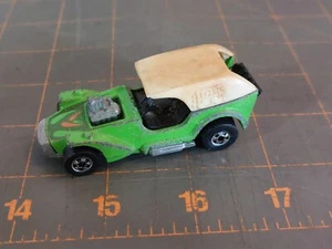 1969 HOT WHEELS ICE T RODS WITH BLACKWALLS GREEN BODY WHITE TOP - Picture 1 of 5