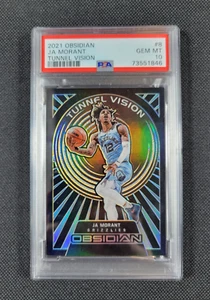 2021 Obsidian Tunnel Vision Ja Morant # /99 SP PSA 10 #8 Memphis Grizzlies Pop 4 - Picture 1 of 2