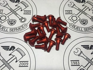 Buell Red Fairing Bolts - Picture 1 of 2