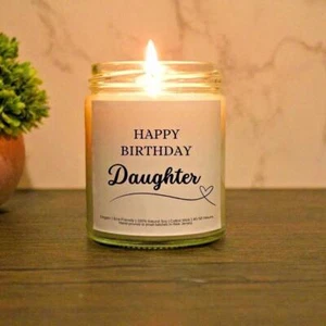 Happy Birthday Daughter Candle Scented Gift For Daughter Birthday Gift For Her - Picture 1 of 5