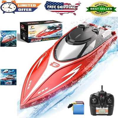 Premium Remote Control Boat: 20 MPH Racing Experience with Self-Retrieval Design - Image 1 of 4