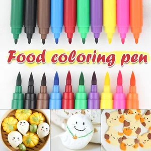 SUGARCRAFT EDIBLE PEN FOOD COLOUR PENS EASY CAKE ART ICING GX DRAW C8N8 B5L5 - Picture 1 of 13