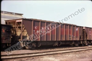 Slide originale Chicago Northwestern CNW ROCK 791013 tramoggia provviso ILL 5-80 (25) - Foto 1 di 2